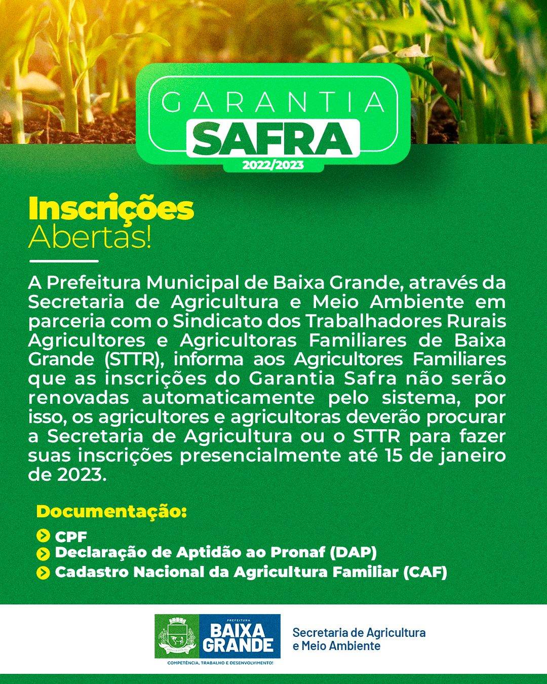 Luciana Borges - Secretaria Municipal de Agricultura e Meio Ambiente (SEMA)