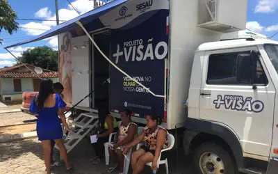 A Prefeitura Municipal de Baixa Grande através da Secretaria Municipal de Saúde realizou o mutirão Oftalmológico no PSF de Nova Sorte no Povoado de Lagoa do Mamão